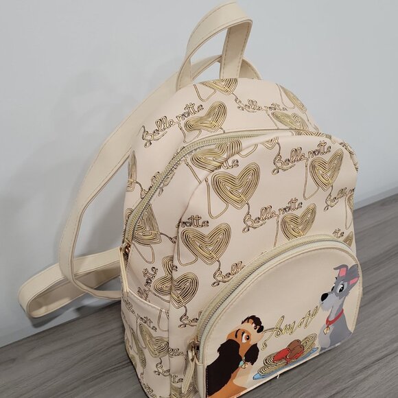 Disney Lady & The Tramp Spaghetti Scene Mini Backpack Dani Danielle Nicole - Picture 3 of 9